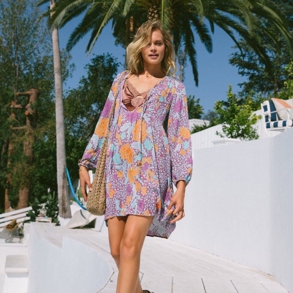 New Arnhem Sinta Magenta Tunic Mini Dress 8 S pink - Picture 2 of 16